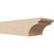 Ekena Millwork 6in. W x 4in. H x 16in. L Yorktown Woodgrain TimberThane Rafter Tail, Primed Tan RFTUR06X04X16YORRCPR - alternate 1